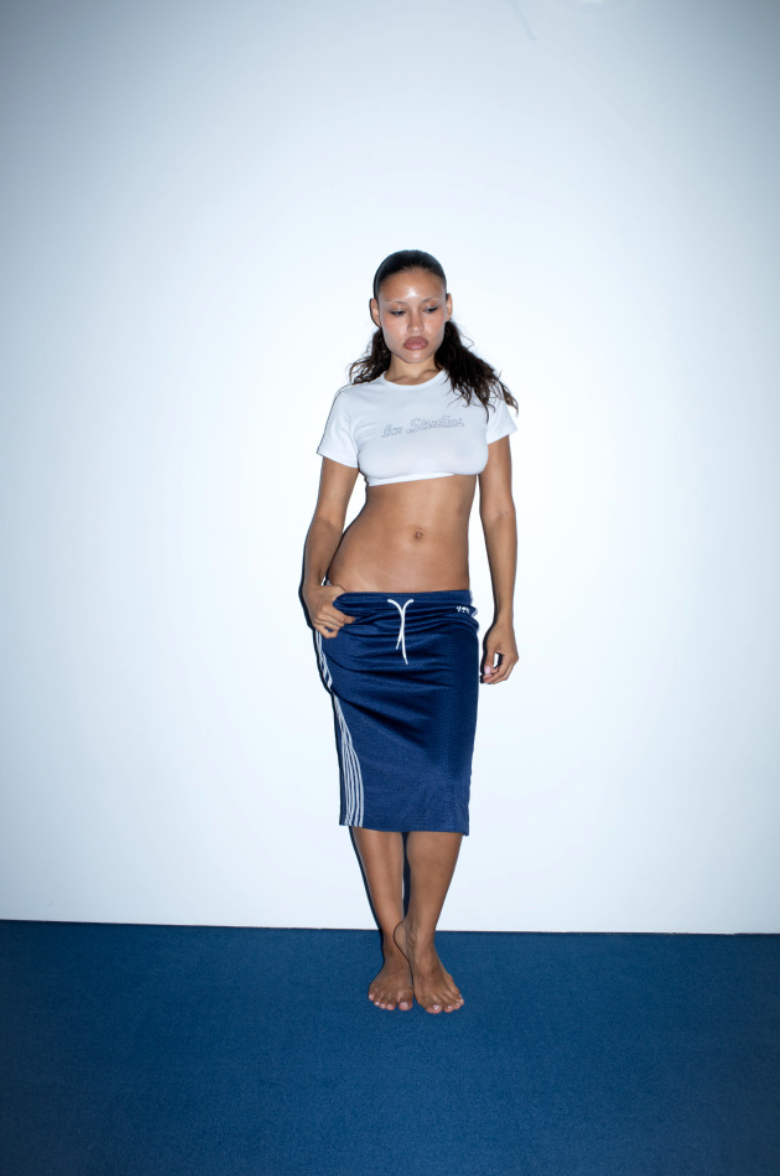 Mya Mesh Skirt [Blue]