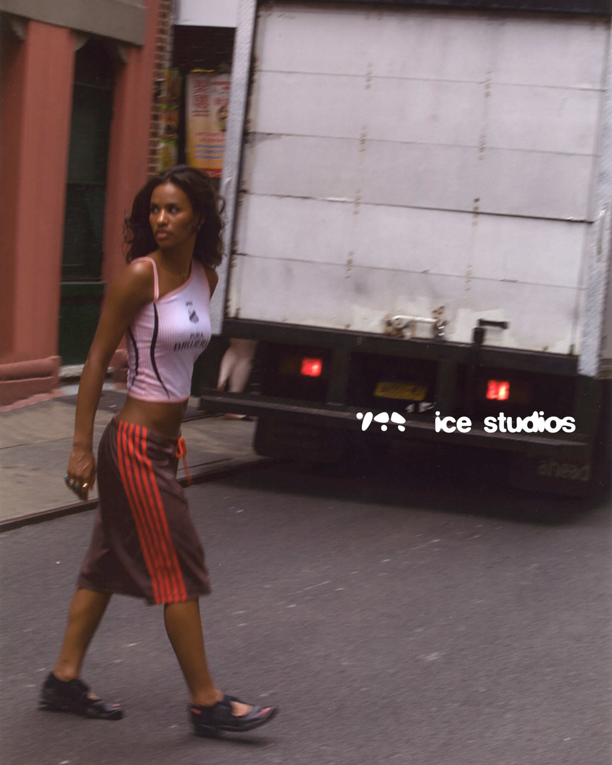 Maya Mesh Skirt [Brown]